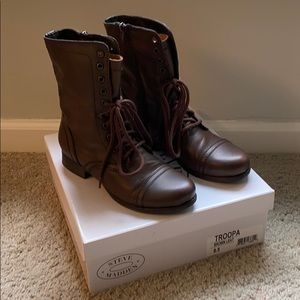 Steve Madden Brown Troopa Boot